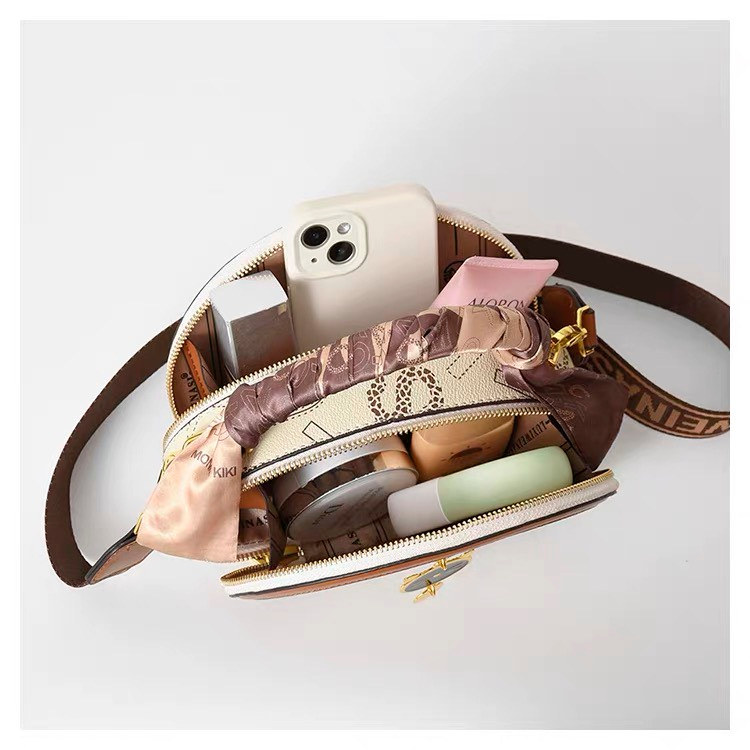 Túi xách tay đeo chéo MÓC MÈO HOẠ TIẾT dây đeo vải dù cá tính T7500