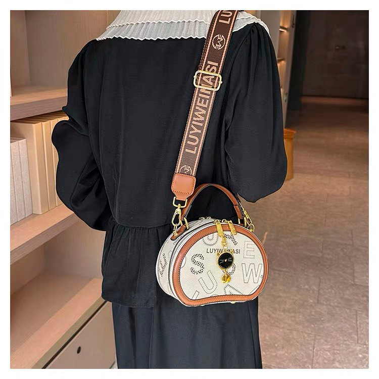 Túi xách tay đeo chéo MÓC MÈO HOẠ TIẾT dây đeo vải dù cá tính T7500