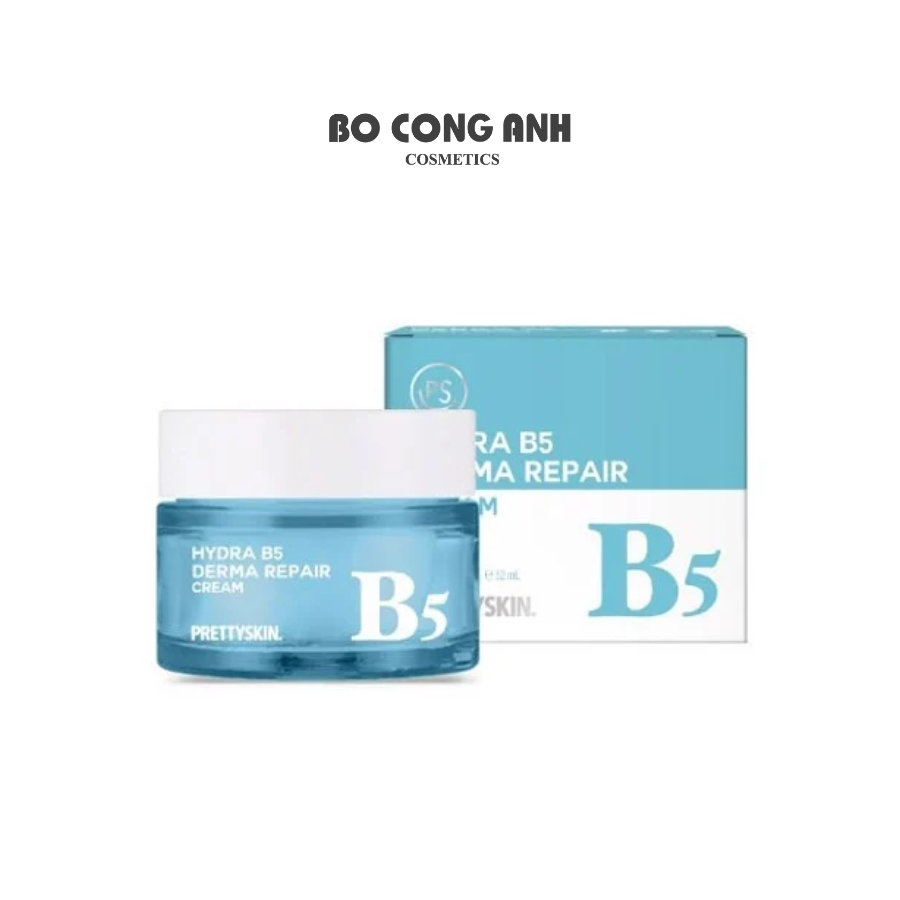Kem dưỡng phục hồi trắng da PrettySkin Hydra B5 Derma Repair Cream 52ml