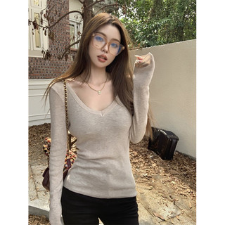 [OD-340] Áo Thun Mỏng Trắng Tiêu Cổ Tim