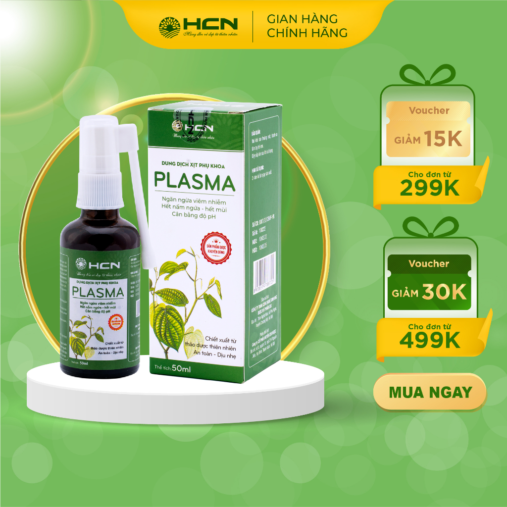 Dung Dịch Xịt Vệ Sinh Phụ Nữ Plasma Hogi HCN Cân Bằng Độ PH Hiệu Quả Cho Phái Đẹp 10ml