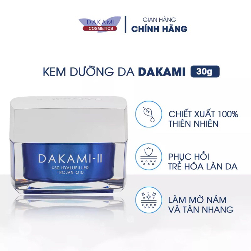 Kem Dưỡng Da Chống Lão Hóa DAKAMI II Công Nghệ HÀN QUỐC chính hãng