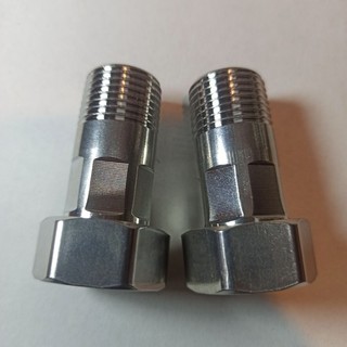 Rắc co đồng hồ,đuôi đồng hồ nước inox,chân đồng hồ nước 27-21,ren máy tăng áp