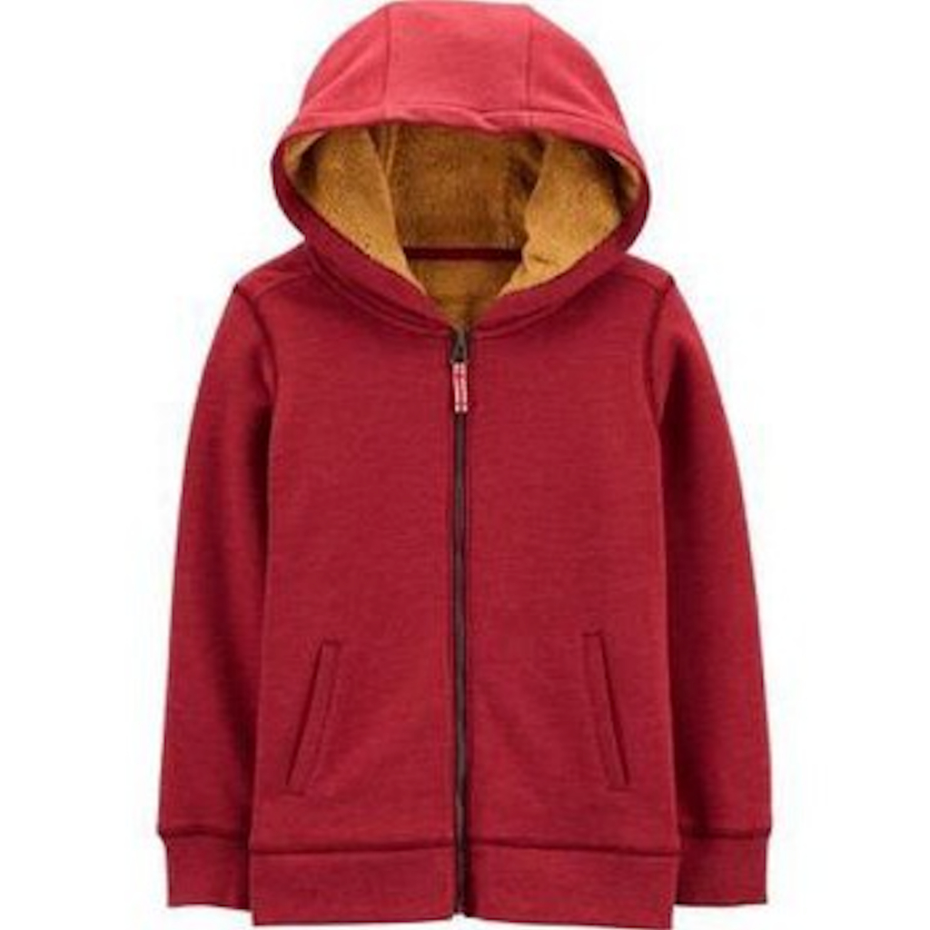 Baby Fuzzy-Lined Hoodie - Áo Hoodie dành cho bé 18m - 14t, lót lông phía bên trong siêu mềm, siêu ấm