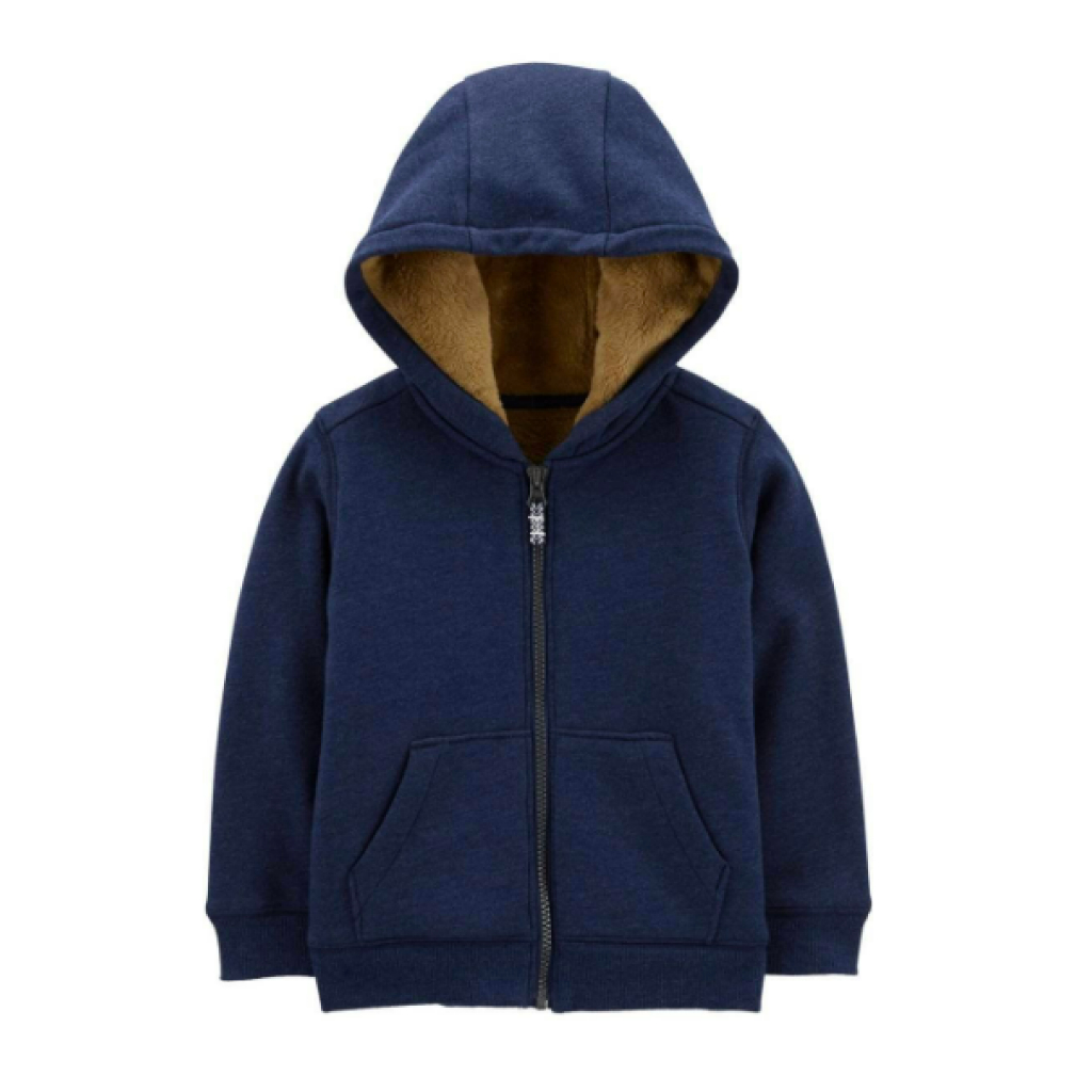 Baby Fuzzy-Lined Hoodie - Áo Hoodie dành cho bé 18m - 14t, lót lông phía bên trong siêu mềm, siêu ấm