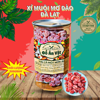 Xí Muội Mơ Đào Đà Lạt , Xí Muội Ô Mai Mơ Lon 500Gram [FREE SHIP] TỪ ĐƠN 50K, [Loại Đặc Biệt] Hàng Ngon Nhà Làm