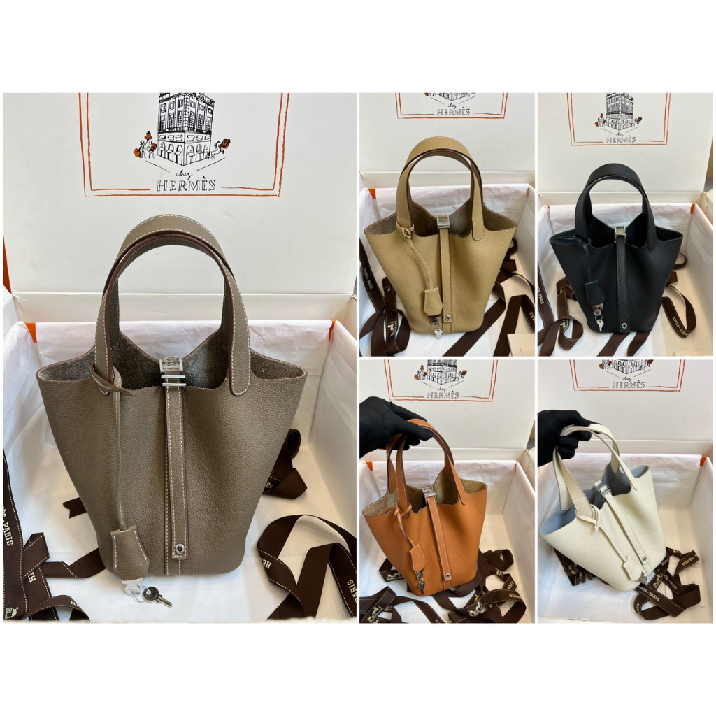 TÚI HERME PICOTIN DA BÒ SZ18