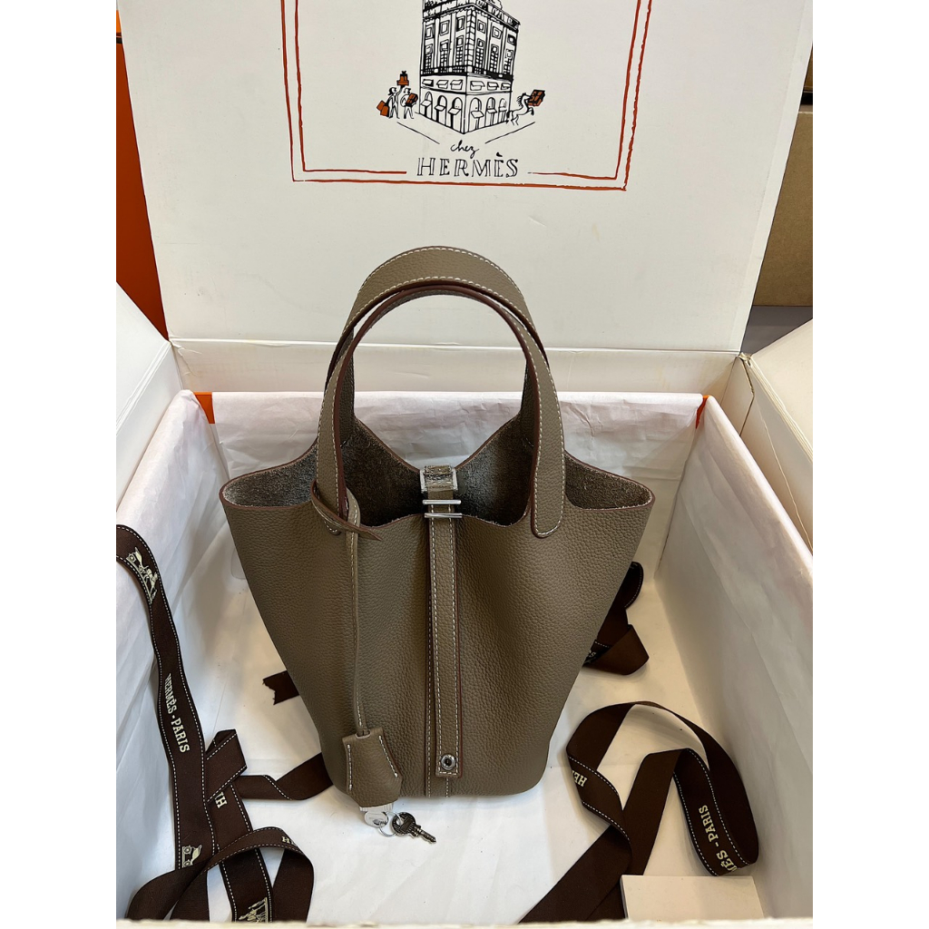 TÚI HERME PICOTIN DA BÒ SZ18