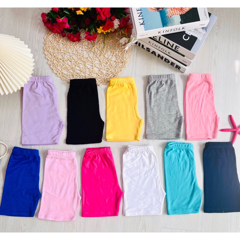 Quần legging đùi bé gái 10-30kg chất cotton 100% siêu đẹp , quần đùi ôm bé gái