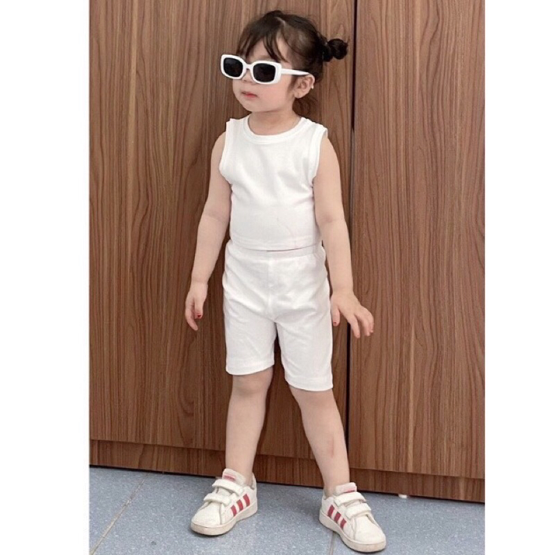 Quần legging đùi bé gái 10-30kg chất cotton 100% siêu đẹp , quần đùi ôm bé gái