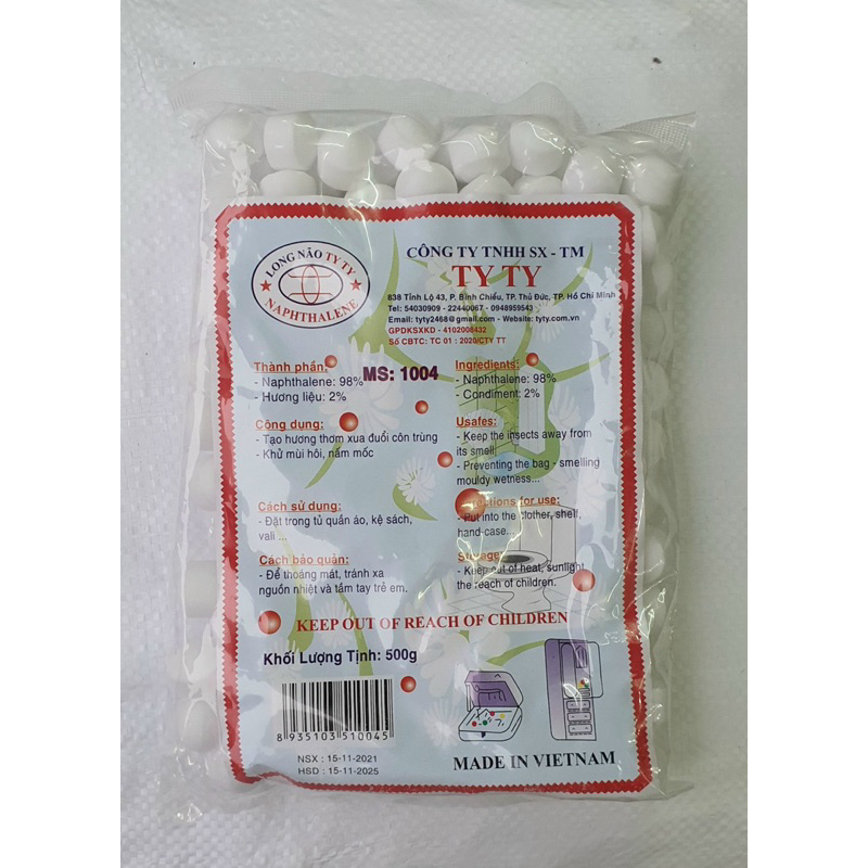 Long não 500gr Tyty