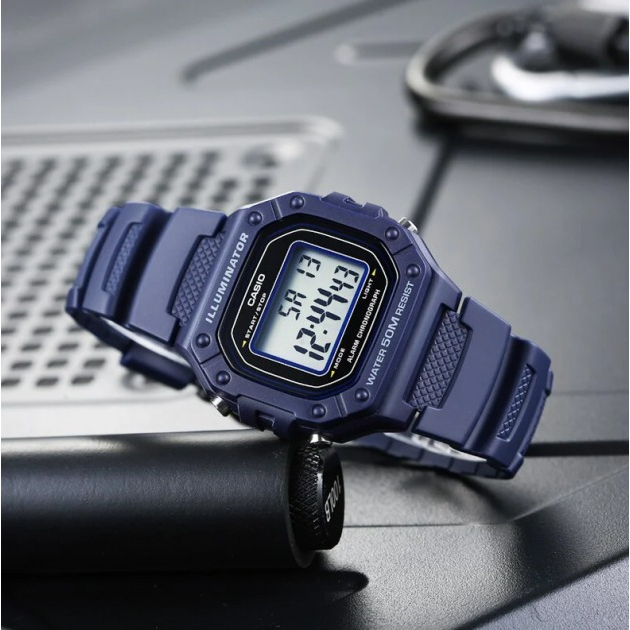 Đồng hồ Nam CASIO W-218H-2A Hàng chính hãng