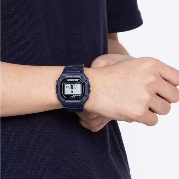 Đồng hồ Nam CASIO W-218H-2A Hàng chính hãng