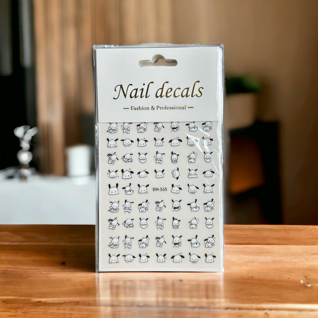 Miếng dán móng tay 3D nail sticker chủ đề họa tiết