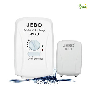 Máy sủi oxy sạc điện 2 vòi jebo 9950| jebo 9970