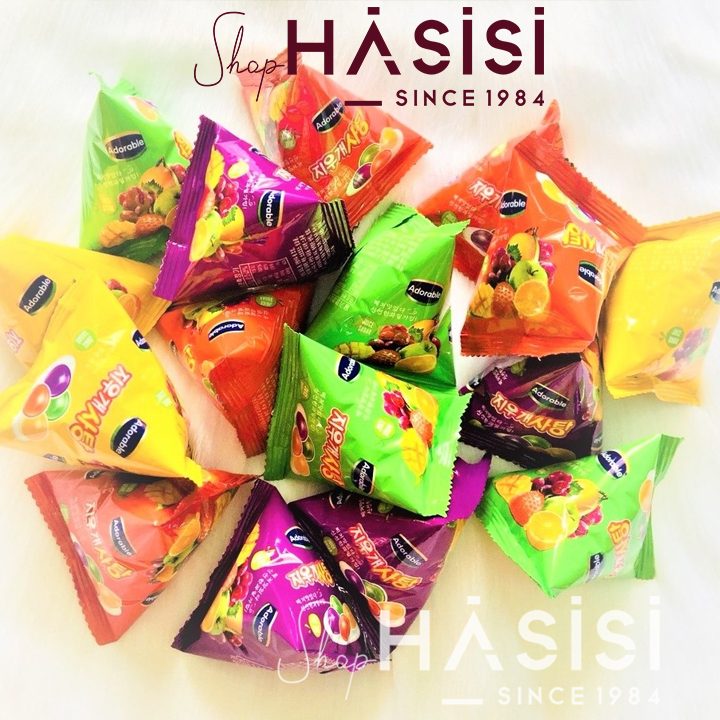 Kẹo Dẻo Trái Cây Hồng Kông ADORABLE/ADOREBA - Juice Sugar 360g
