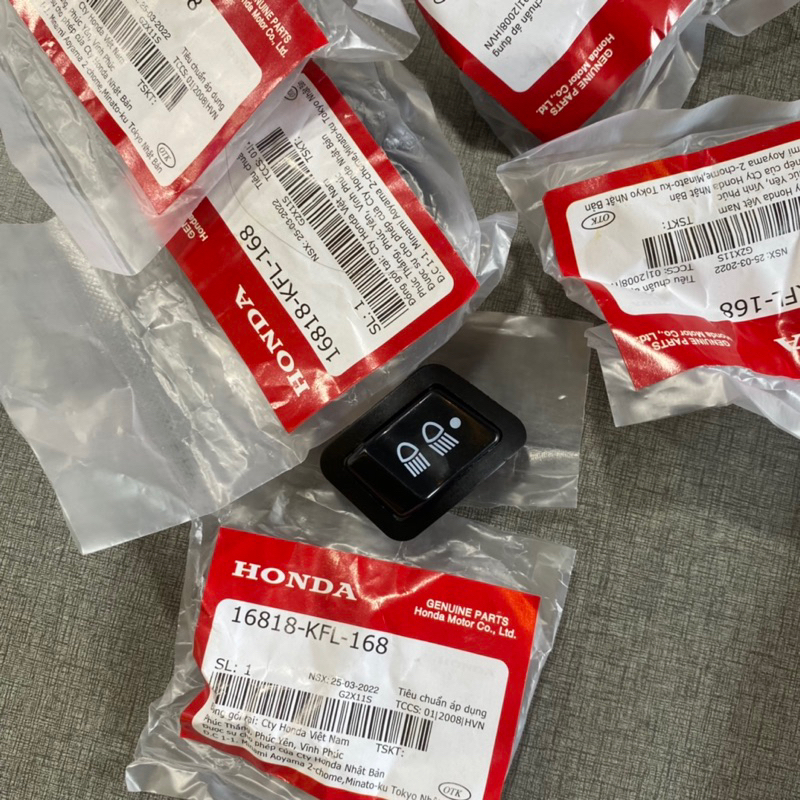 Nút công tắc tắt đèn xe Honda Vision - Lead - Wave Alpha - Rsx - Blade