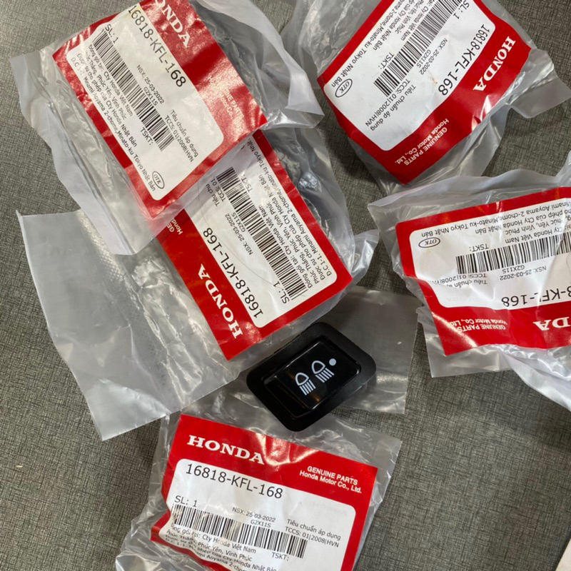 Nút công tắc tắt đèn xe Honda Vision - Lead - Wave Alpha - Rsx - Blade