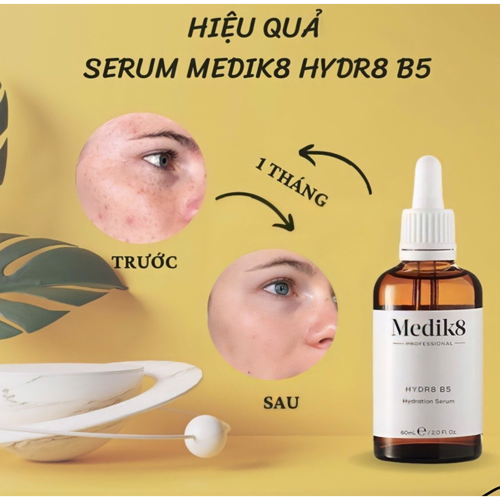 Serum phục hồi cấp ẩm Medik8 Hydr8 B5 Liquid Rehydration Serum 60ml làm dịu da mặt / Subeo Beauty