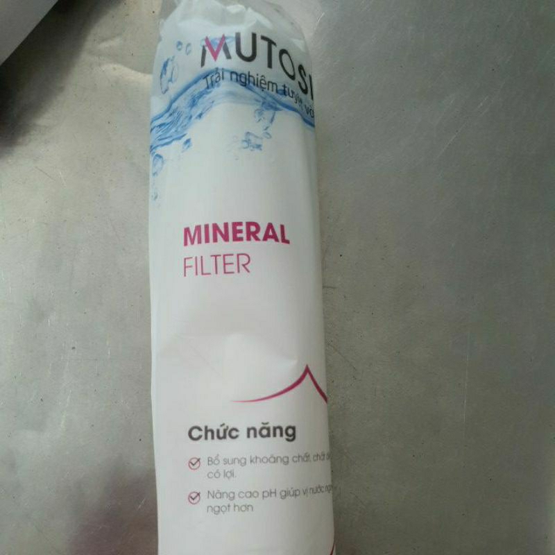 Trọn bộ Combo 4 lõi khoáng Mutosi 5678 - Hàng chính hãng - Dùng thay thế cho máy lọc RO