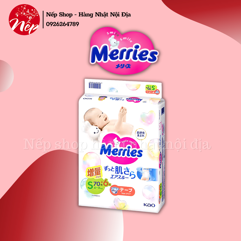 Bỉm Merries Nội Địa Nhật Bỉm ❤️ Dán/ Quần merries Nội Địa thêm miếng S88/M68/L58/L50/XL44/XXL28