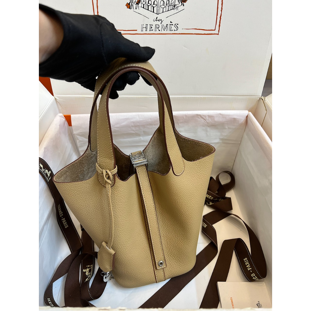 TÚI HERME PICOTIN DA BÒ SZ18