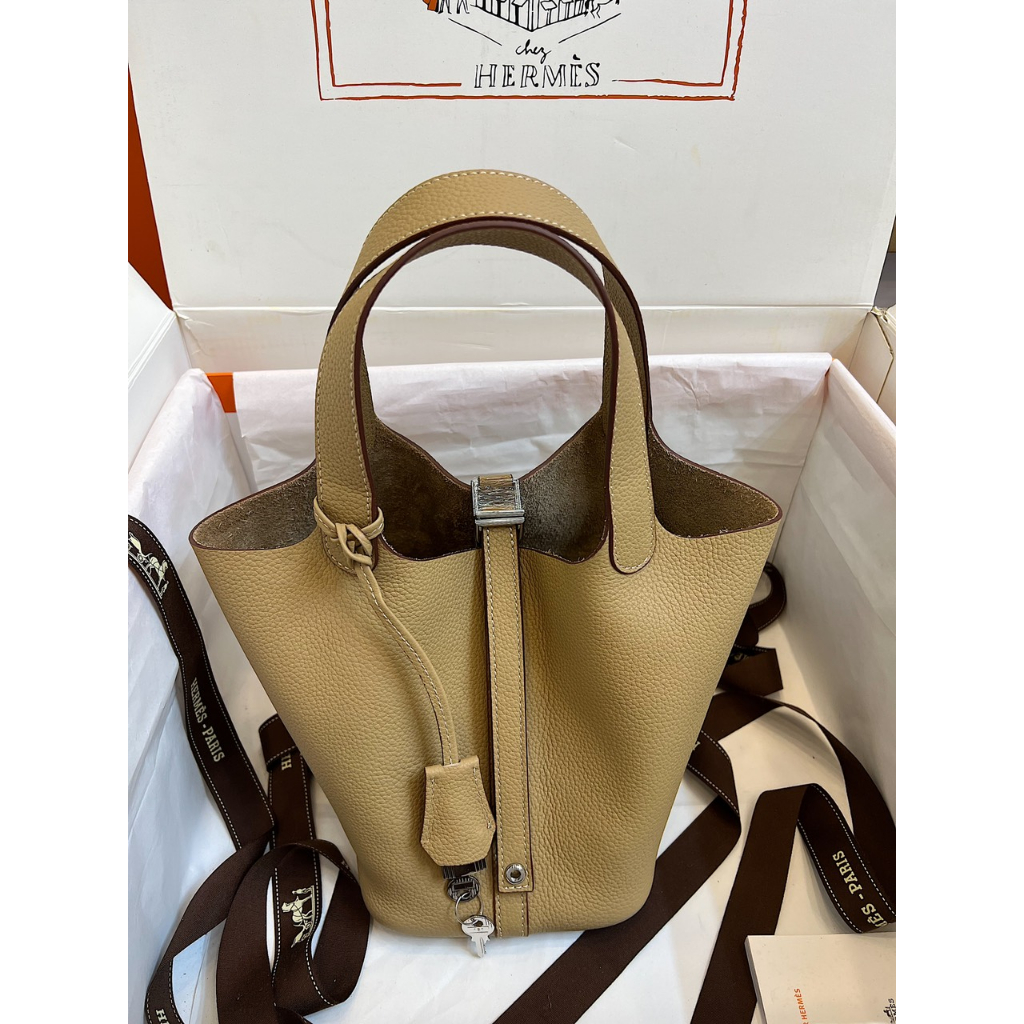 TÚI HERME PICOTIN DA BÒ SZ18