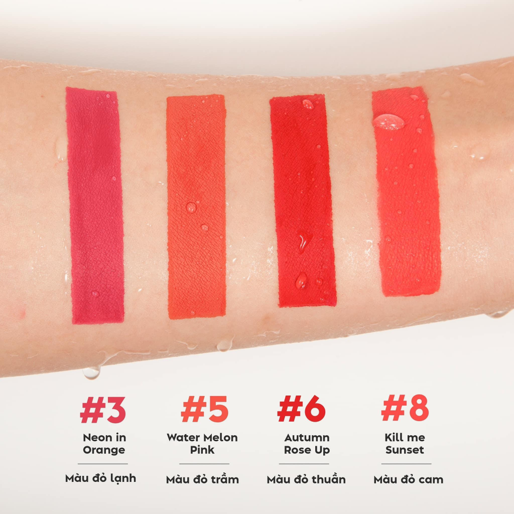 Son Thỏi Cao Cấp Hàn Quốc Tinchew Lip Color Stick 3.5g son lì 4 màu