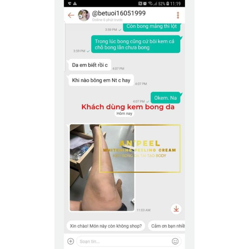 🌿KEM BONG TÁI TẠO DA TOÀN THÂN TAY CHÂN CỔ