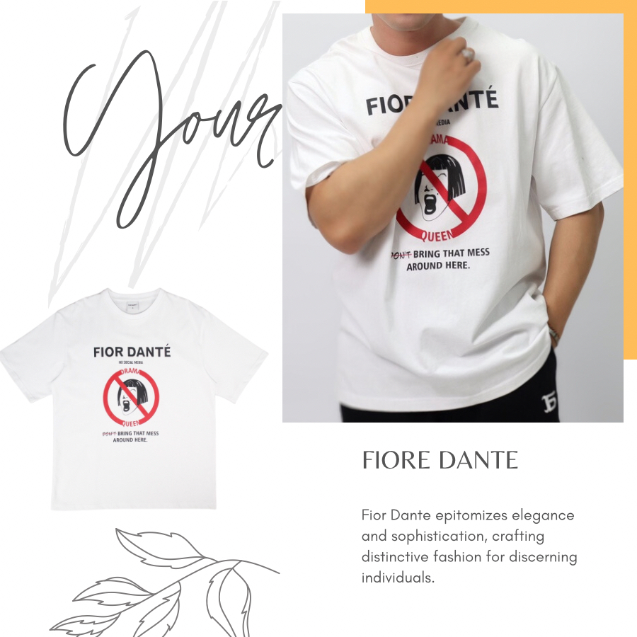 Áo thun Nam-Nữ ANTIDRAMA Local Brand form rộng FIOR DANTÉ 100% Vải Cotton Thoáng Mát