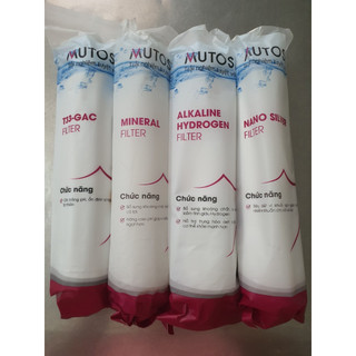 Bộ 4 lõi t33- gac, mineral, nanosivel, alkaline hydrogen máy lọc mutosi