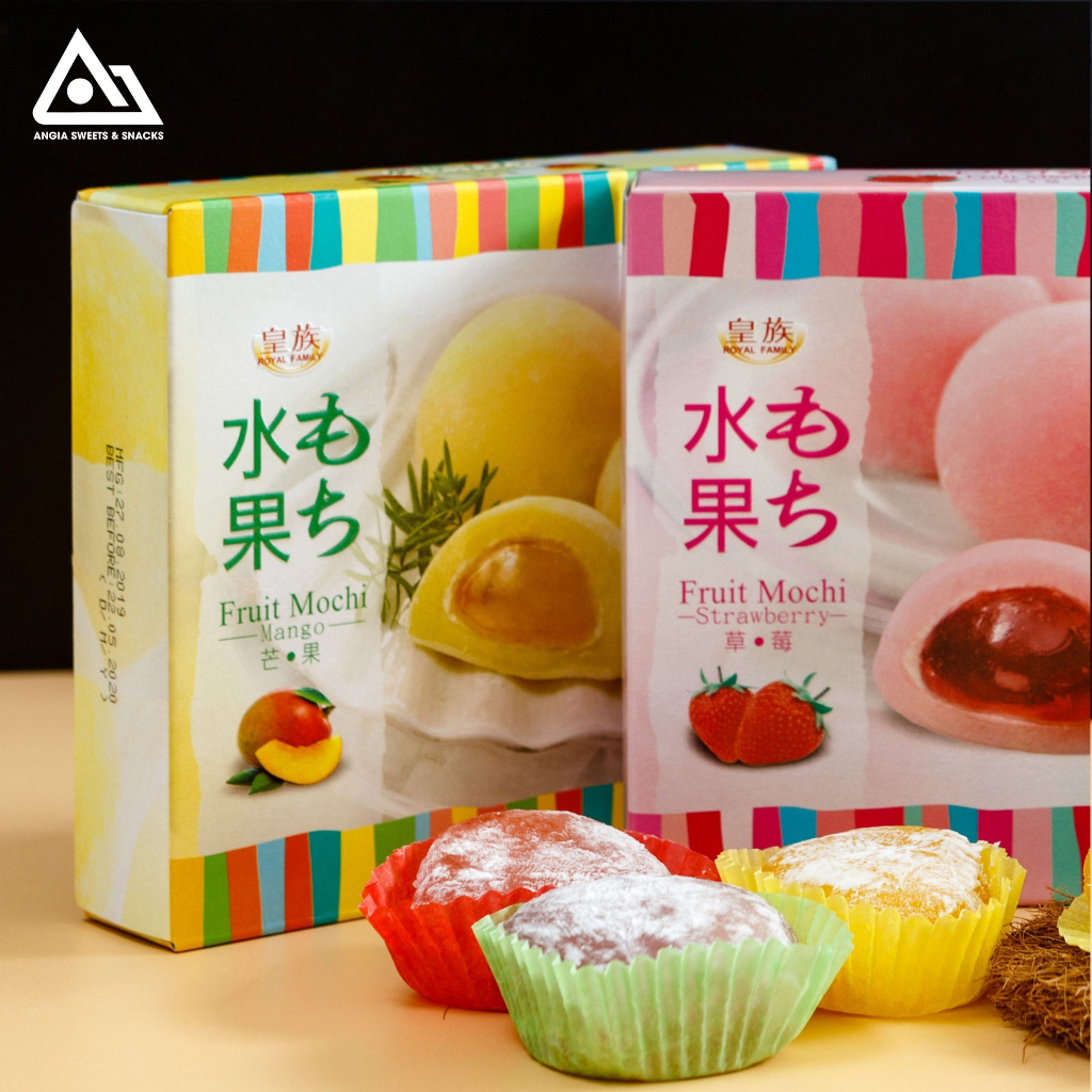 Bánh mochi Đài Loan Royal Family vị dâu tây 132g, bánh ăn vặt Đài Loan mềm dẻo dinh dưỡng An Gia Sweets & Snacks