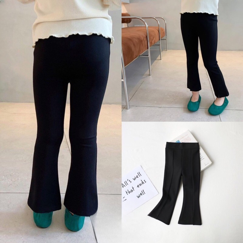 Quần legging ống loe bé gái 10 -30kg, quần thun body ống loe siêu đẹp hàng cao cấp bán shop