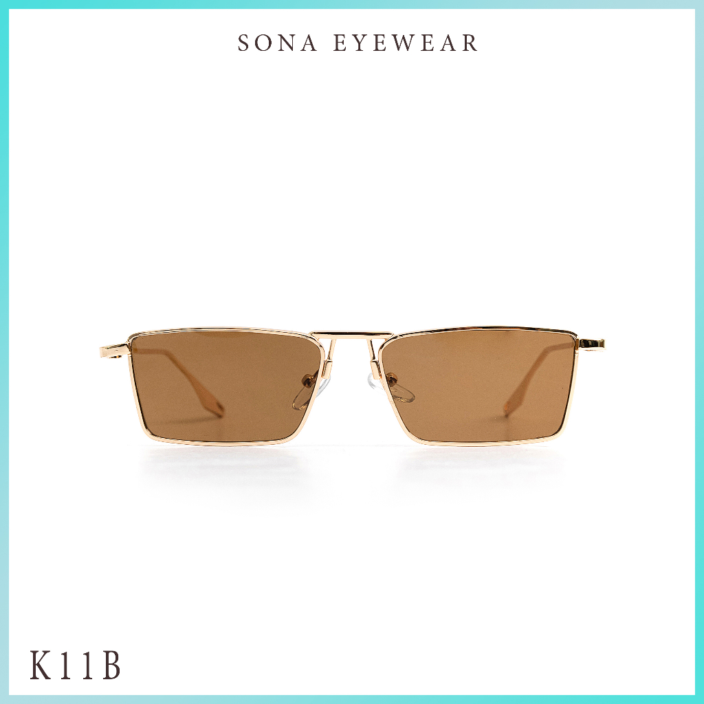 Kính râm - SONA EYEWEAR - Bản Cao Cấp  Nữ, Tròng Polycarbonate Gọng Kim Loại, Chống tia UV400