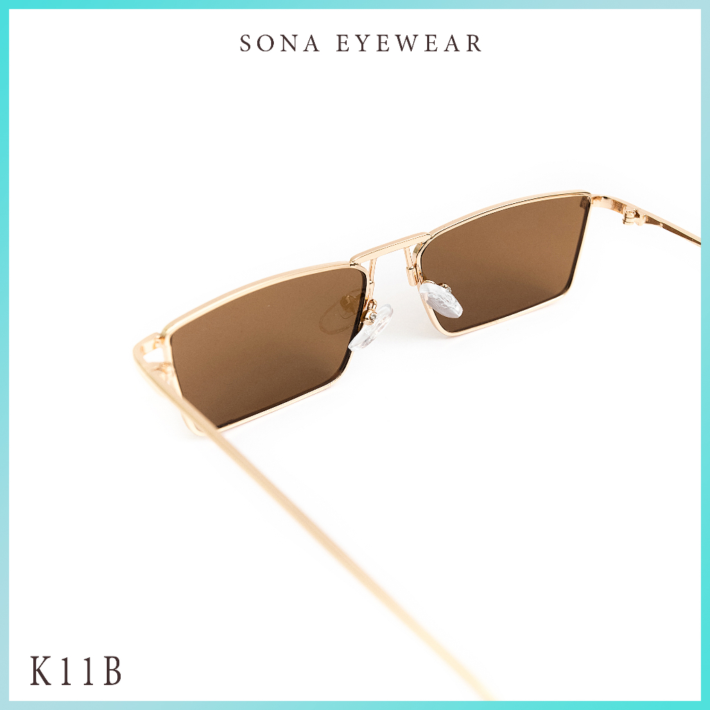 Kính râm - SONA EYEWEAR - Bản Cao Cấp  Nữ, Tròng Polycarbonate Gọng Kim Loại, Chống tia UV400