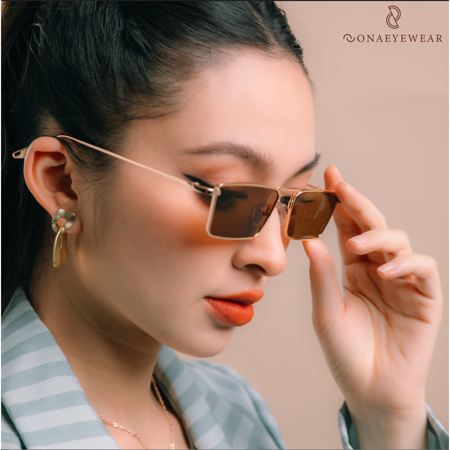 Kính râm - SONA EYEWEAR - Bản Cao Cấp  Nữ, Tròng Polycarbonate Gọng Kim Loại, Chống tia UV400
