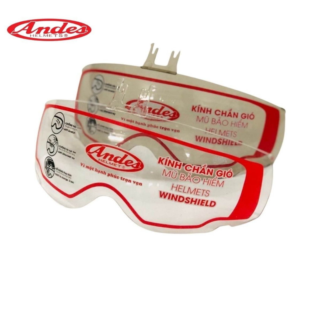 Kính thay cho mũ Andes 181 kính âm