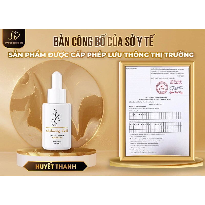 Serum Huyết Thanh Cốt Ủ Princess