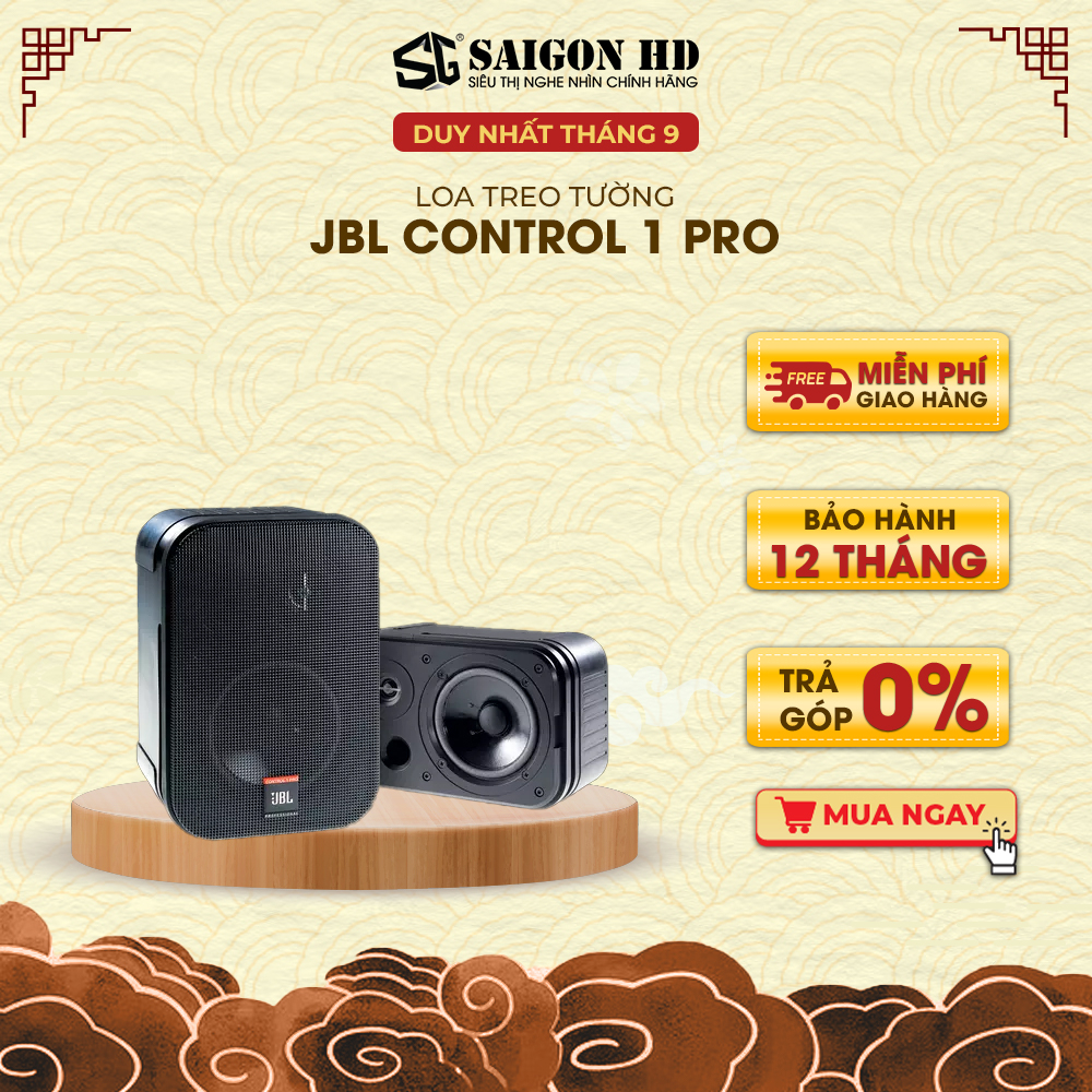 Cặp Loa treo tường JBL CONTROL 1 PRO - Hàng chính Hãng, Bảo Hành 12 Tháng