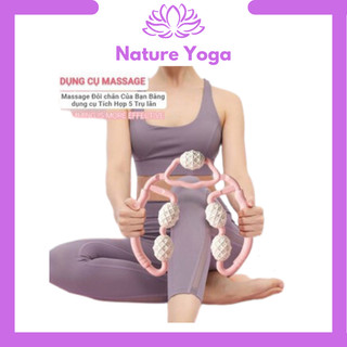 Con lăn massage bắp chân/Tay thon gọn giãn cơ tập yoga tiện lợi - Cao Cấp, Nhựa PP An Toàn 360 Cấu Trúc 4D