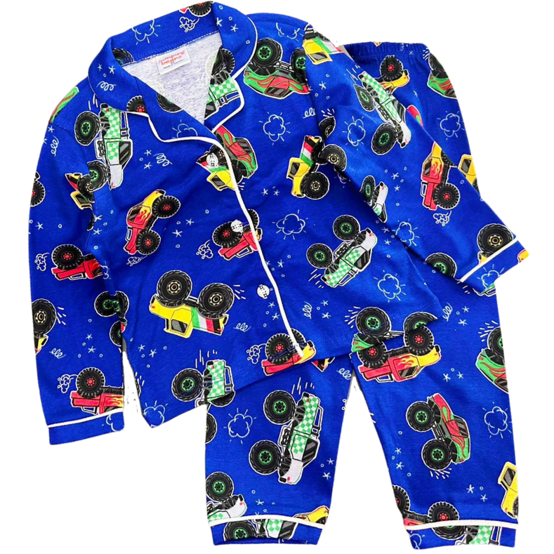 Bộ pijama tay dài cho bé trai 9-11 kg cao khoảng 85cm set đồ bé trai chất cotton mịn mát in hình đẹp Homie Kids