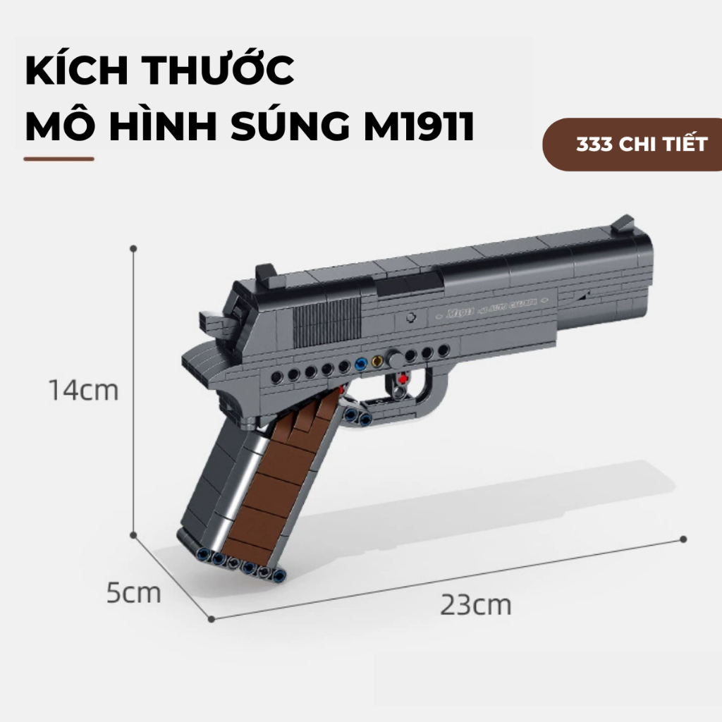 Đồ Chơi Lắp Ráp Mô Hình PUBG Bắn Được Loại 23cm