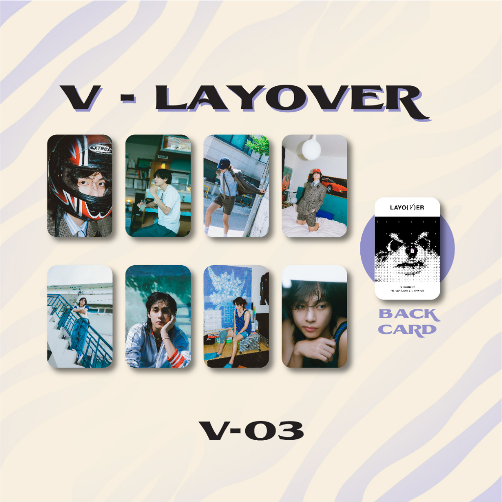 Sum.mer30 -  Set 8 card bo góc V Layover