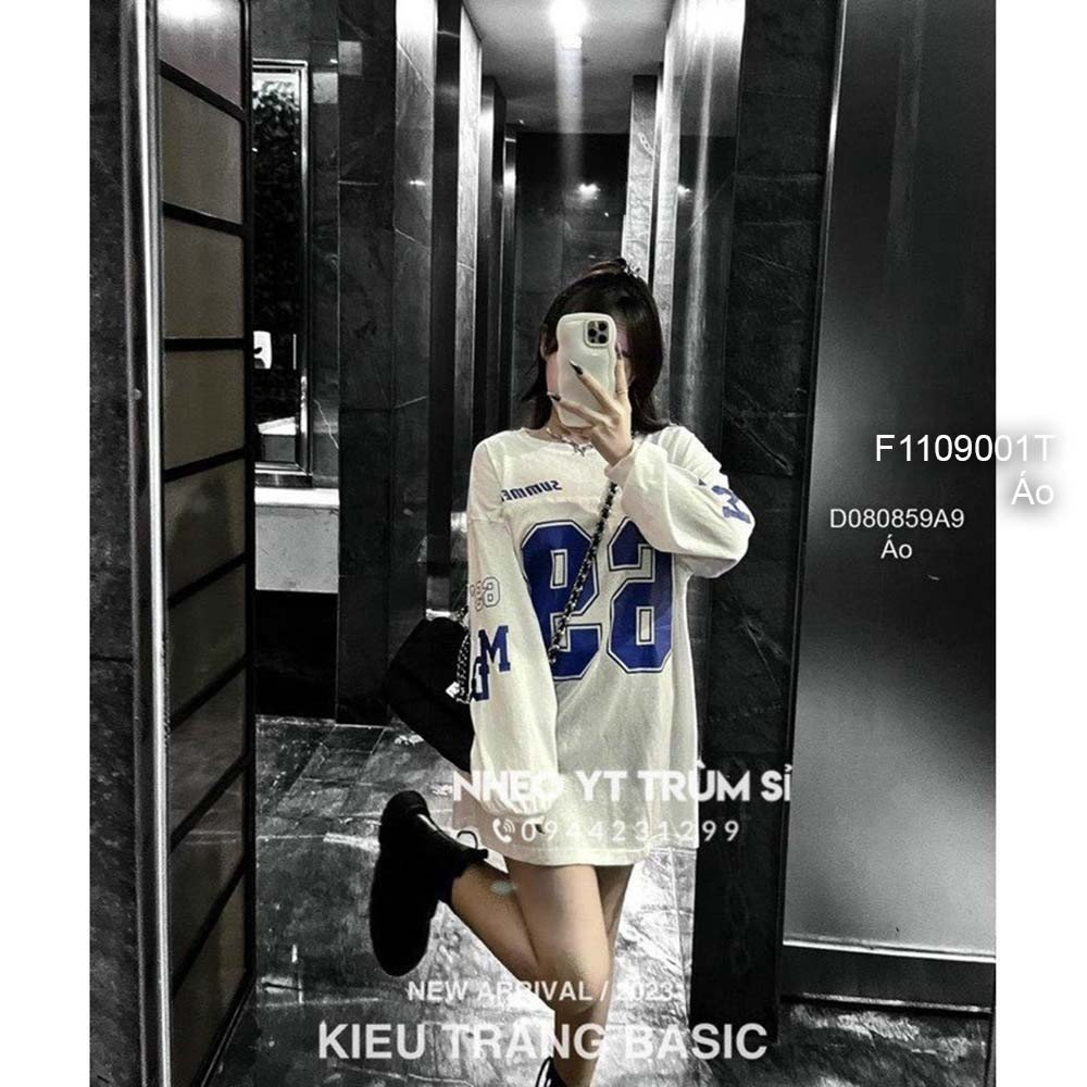 Áo thun giấy cổ tim tay dài hàng đẹp QC! | TOMBI SHOP