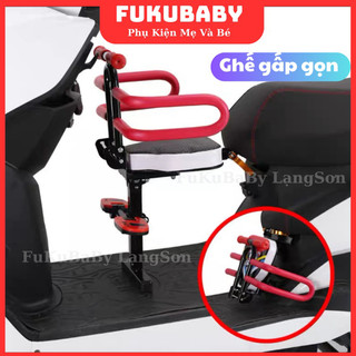 UG01-Ghế ngồi xe máy, xe máy điện gấp gọn cho bé, có bảo vệ 2 bên( đọc kỹ trước khi mua hàng)