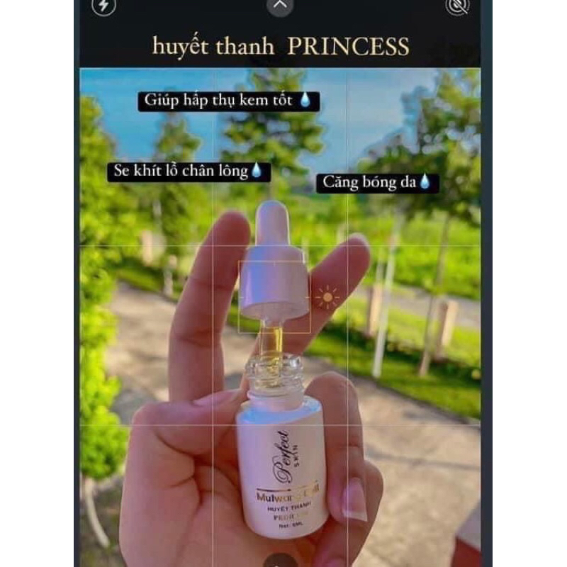 Combo Kem Princess X2 và Serum Huyết Thanh