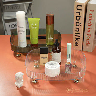 Khay đựng phụ kiện | Khay nhựa  PET siêu bền Decor | Khay đựng mỹ phẩm - phụ kiện - ly cốc chịu lực dáng Nordic