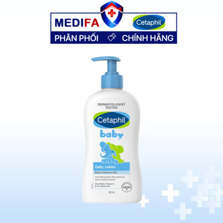 Sữa dưỡng ẩm dịu lành Cetaphil Baby Daily Lotion 400mL an toàn cho làn da nhạy cảm của bé