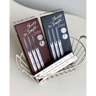 👁️✨ Chì Kẻ Mắt Clio Sharp, So Simple Waterproof Pencil Liner ✨👁️