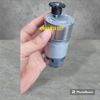 [Nhông kim loại] Motor giảm tốc 775 240 vòng 12v 24v 480 vòng trục 8mm chế máy tời, băng tải, xe điện mini